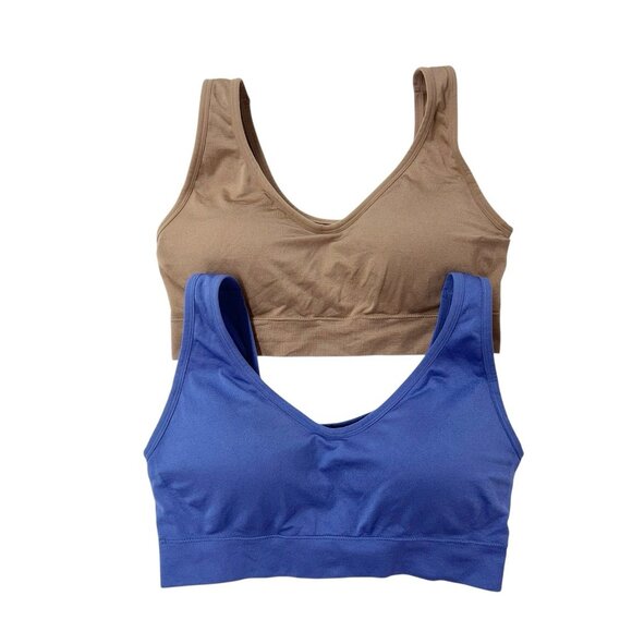 Jockey Seamfree Back Smoothing Bralette Set Size Large Molded Cups Wireless Bra - Picture 1 of 9